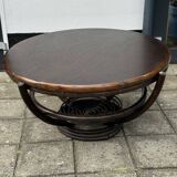 Vintage Manou Bambo Round Coffee Table