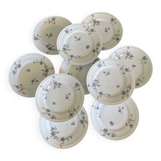 Haviland porcelain dessert plates
