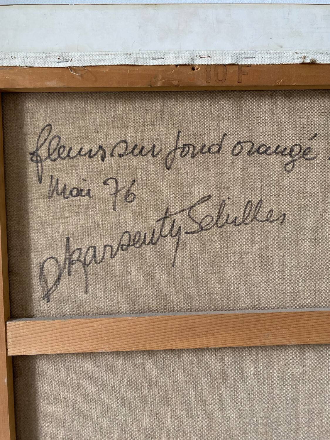 Signed still life from 1976