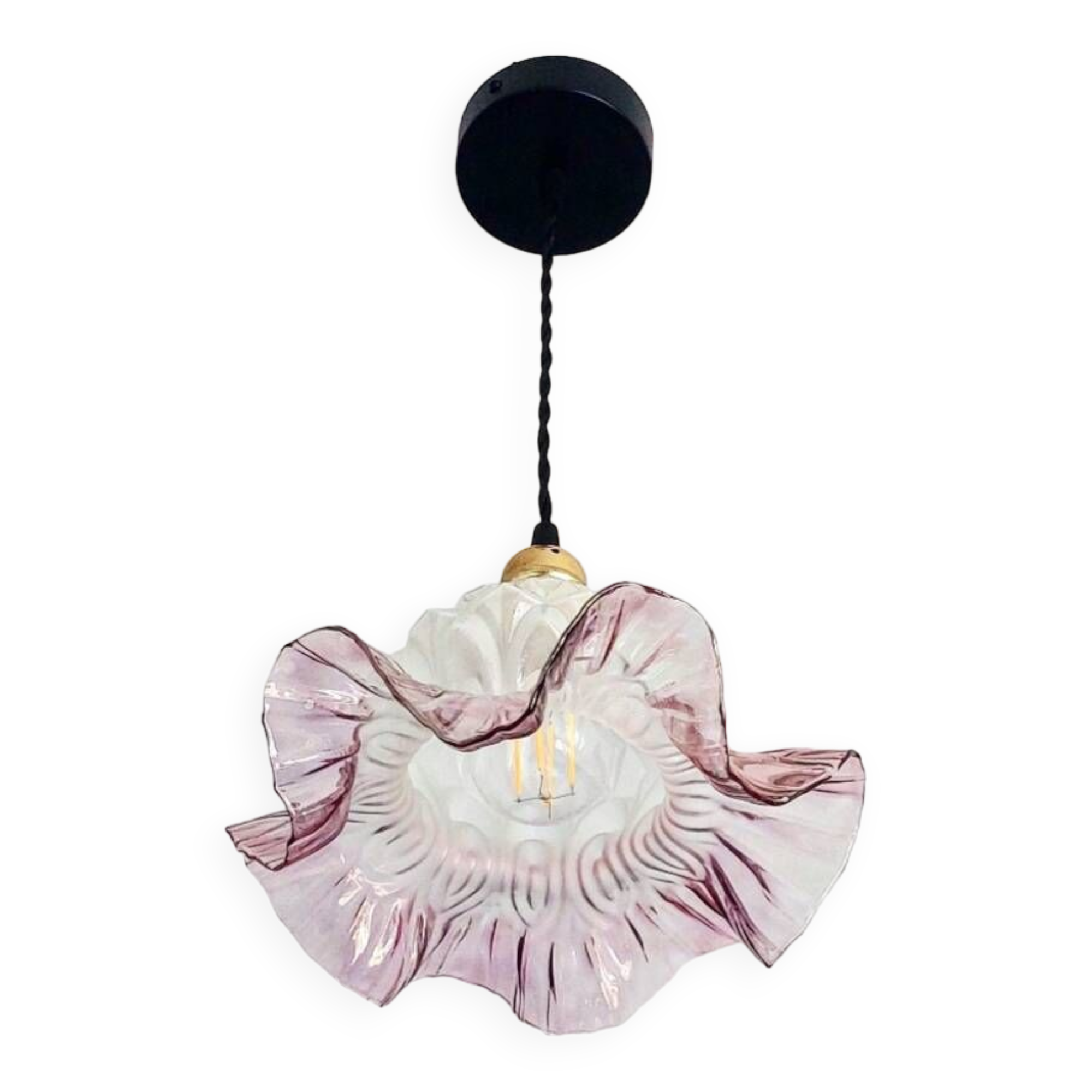 Vintage flower pendant light