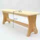 Banc de table de style rustique monastère en pin massif brut