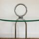 End table modernist handle