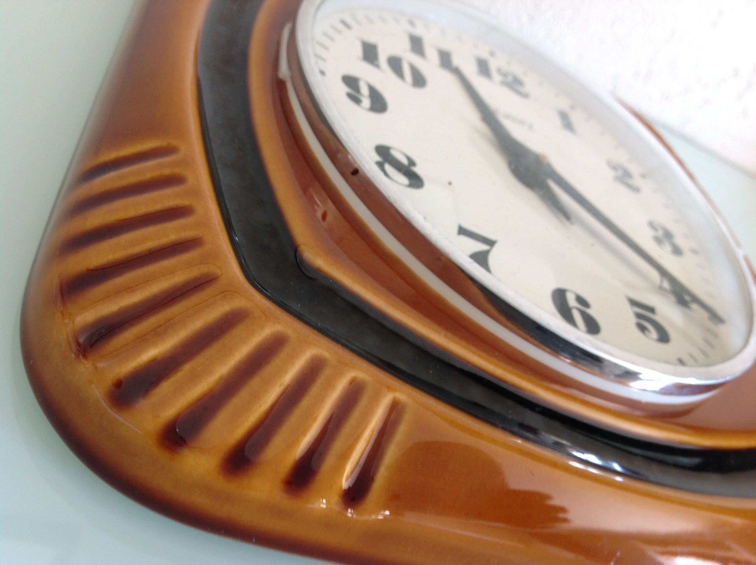 Clock in ceramic - 60-70s