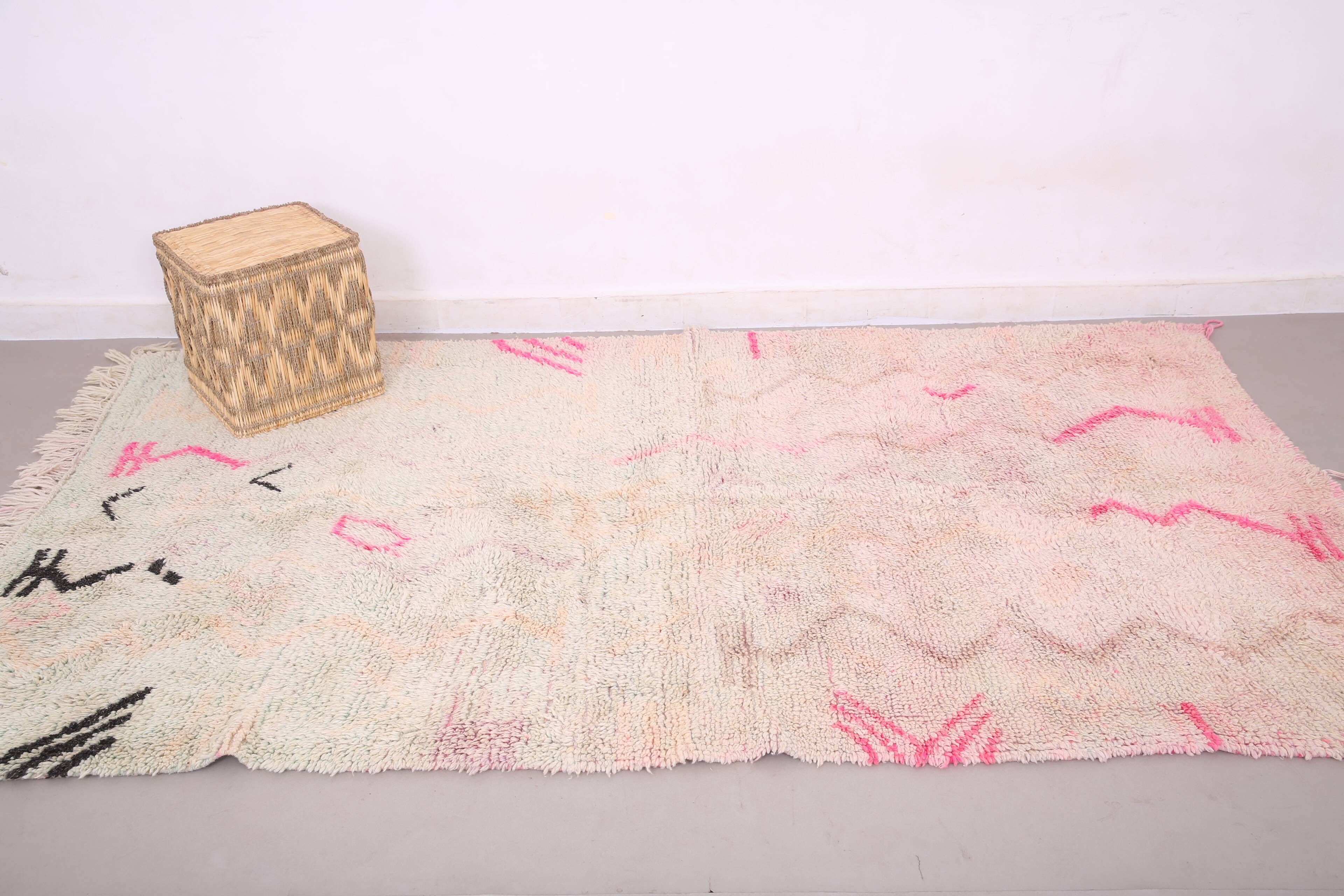 Vintage Moroccan Boujaad Rug 162 x 272 cm - Berber Rug Handmade - Wool Rug