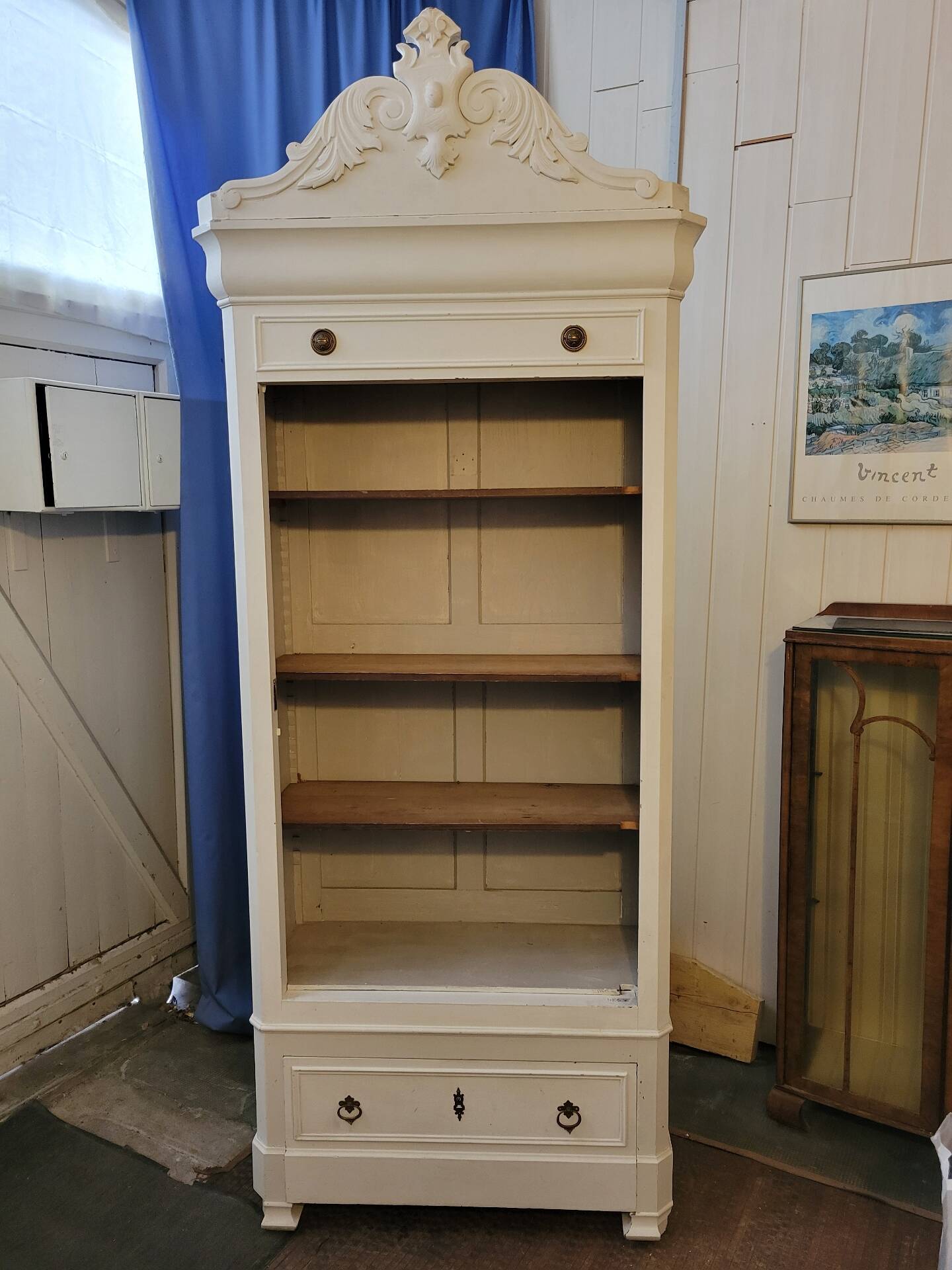 Old library storage furniture