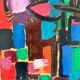 Colorful oil painting by Fermigier