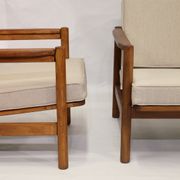 Pair of 60s Scandinavian style armchairs