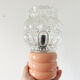 Lampe céramique et globe verre 1970