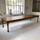 Table de ferme métier 4m chêne XXL