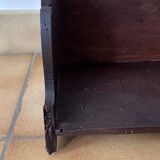 Antique wooden wall shelf