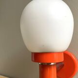 Mid Century orange wall sconce lamp 1970s