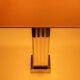 Vintage XL table lamp from the 70s, chic minimalist hotel table lamp.