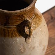 Ancient Chinese glazed stoneware vase – China, circa 1900