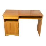 Bureau vintage en orme 1980