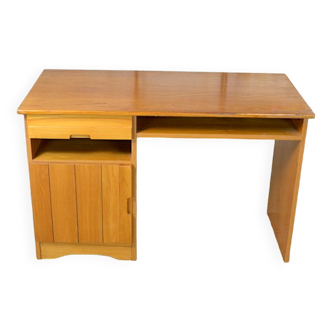 Bureau vintage en orme 1980