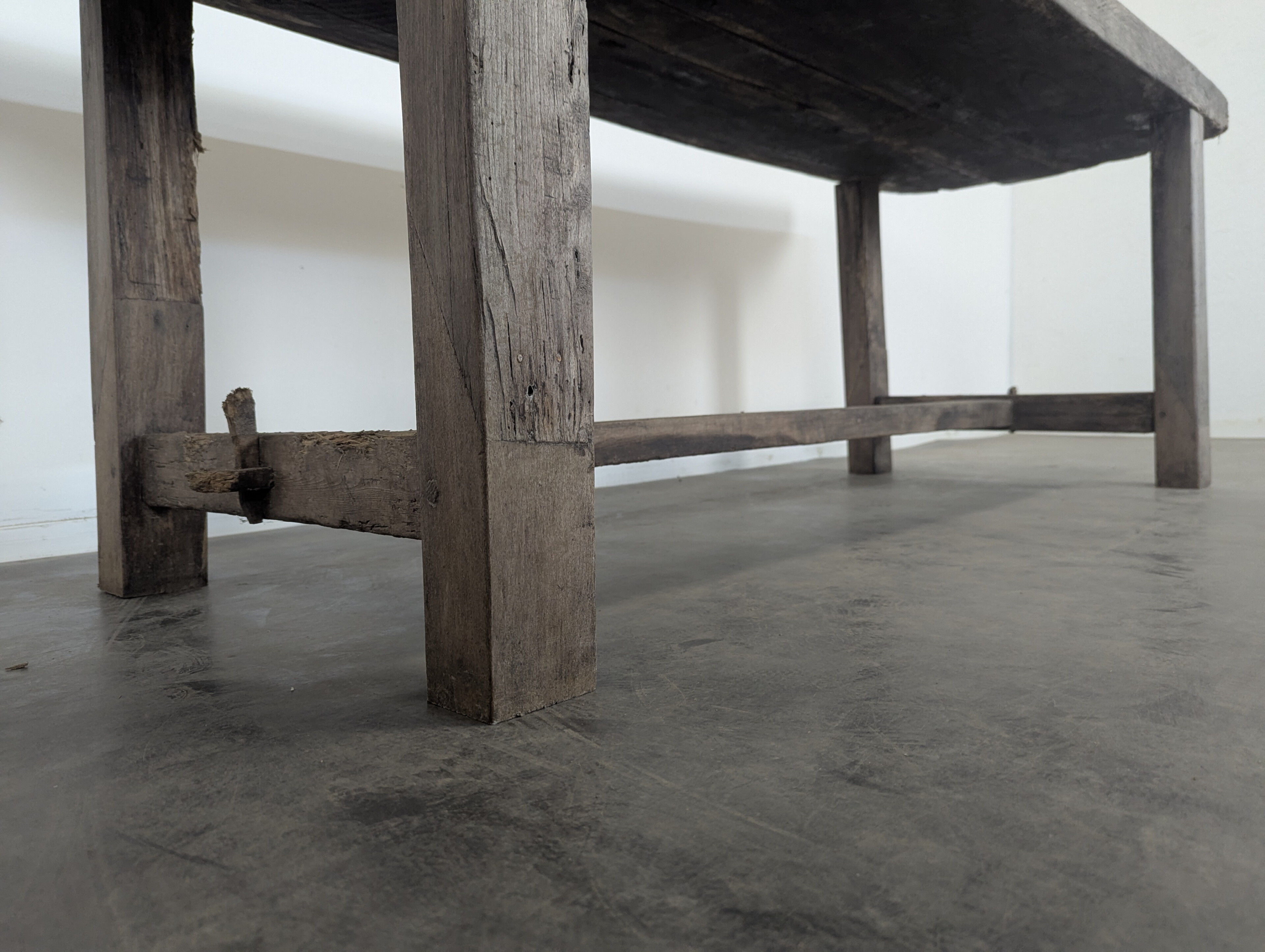 Solid oak farmhouse table