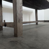 Solid oak farmhouse table