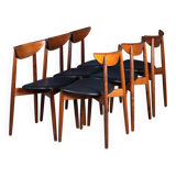 Vintage Rosewood Chairs by Kurt Østervig for KP Furniture, Denmark, 1960s, Set of 6