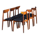 Vintage Rosewood Chairs by Kurt Østervig for KP Furniture, Denmark, 1960s, Set of 6