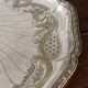 Large silver-plated serving tray, late 19th century.