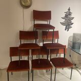6 Chaises 764 de joseph andre motte éditions steiner 1950