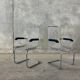 Pair of vintage chrome chairs from the 1970s