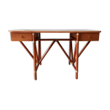 Italian office Roberti Rattan vintage 80s