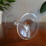 6 glasses of red wine crystal of Arques - Model fleury Epi signed - 17,6 cm