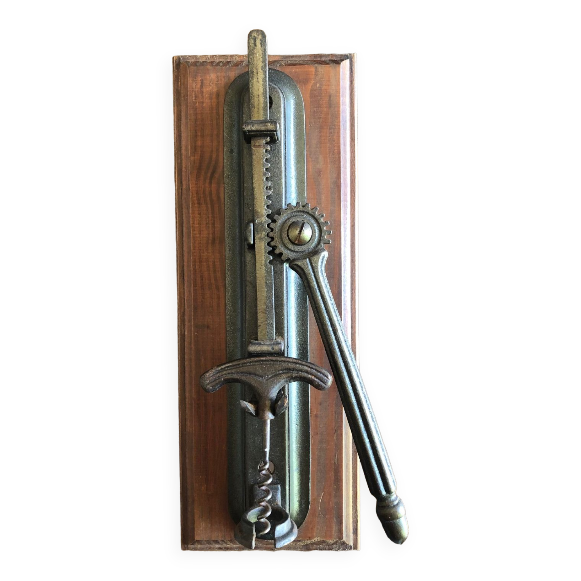 Wall drawer rack iron bar bistro