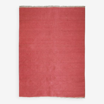 Tapis tissé en jute 160x230 rouge