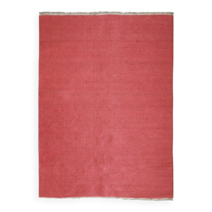 Tapis tissé en jute 160x230 rouge