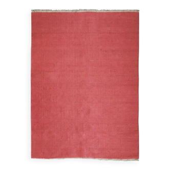 Tapis tissé en jute 160x230 rouge