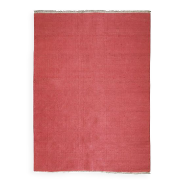 Tapis tissé en jute 160x230 rouge