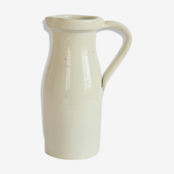 Enamelled sandstone pitcher