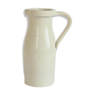 Enamelled sandstone pitcher