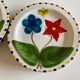 Set of 6 plates De Simone in glazed earth 1970 Italian work