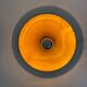 Vintage rose gold disc wall lamp sconce, 1970s Germany