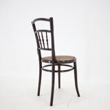 1930s Bentwood beech Chair with Pedig Seat, Austria