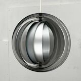 Mid-century modern moon pendant lamp from East Germany by Verner Panton for Erjoka, 1960s.