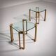 Peter Ghyczy T24 side tables, 1970s (40x40x45)
