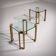 Tables d'appoint Peter Ghyczy T24, années 1970 (40x40x45)