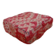 Handmade Berber pouf in wool 60 X 60 X 20 CM