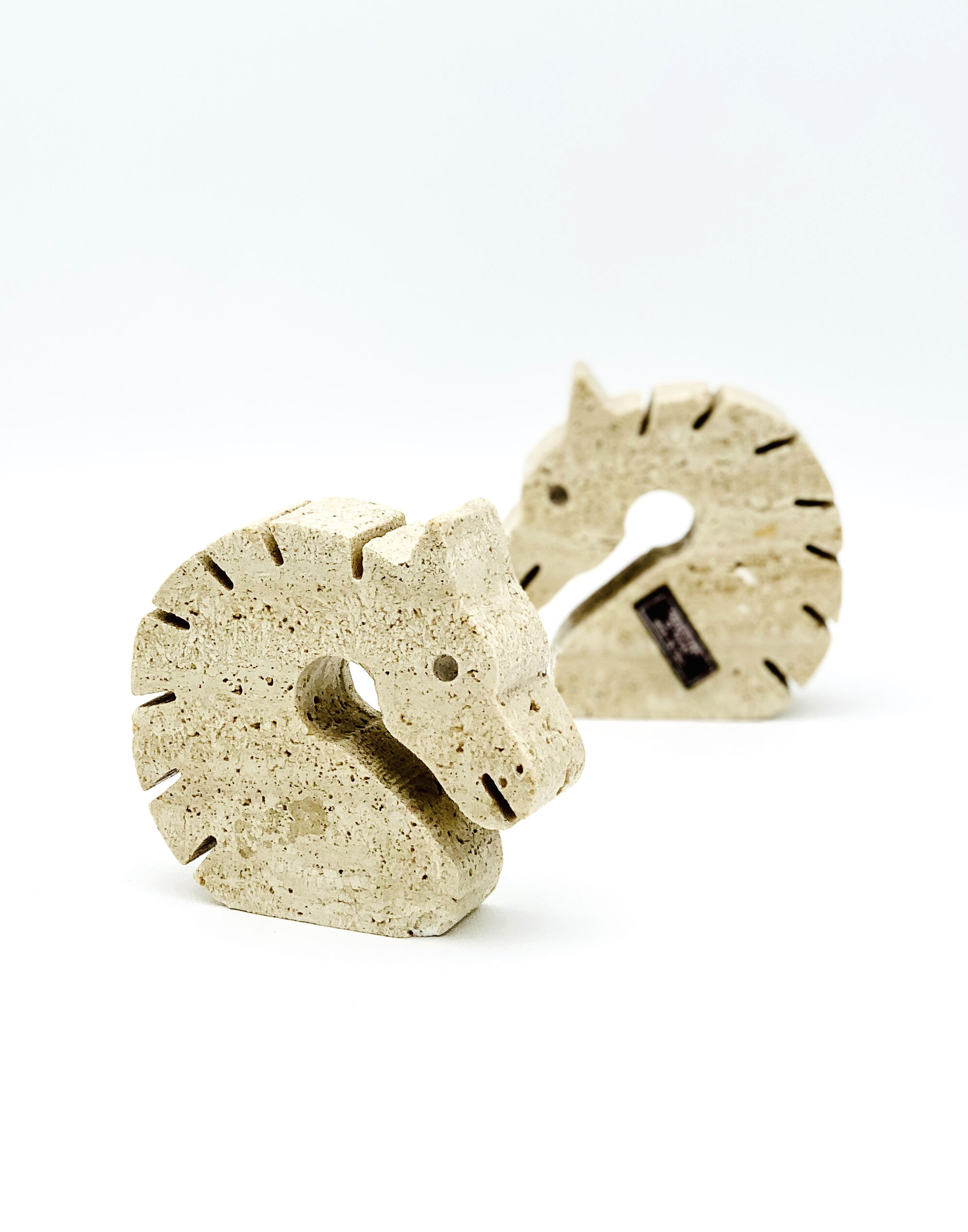 Pair of "horse" bookends by Fratelli Mannelli