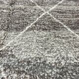 Carpet BeniOurain gray striped white  212x290cm