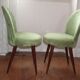 Paire de chaises coktail Robustab en moumoute