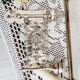 Metal accordion wall candle holder