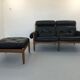 Sofa and Pouffe by E. Merthen, Ire Møbler, Sweden, 1960s