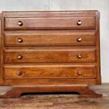 Commode style art deco 1950 1960 poignées rose laiton