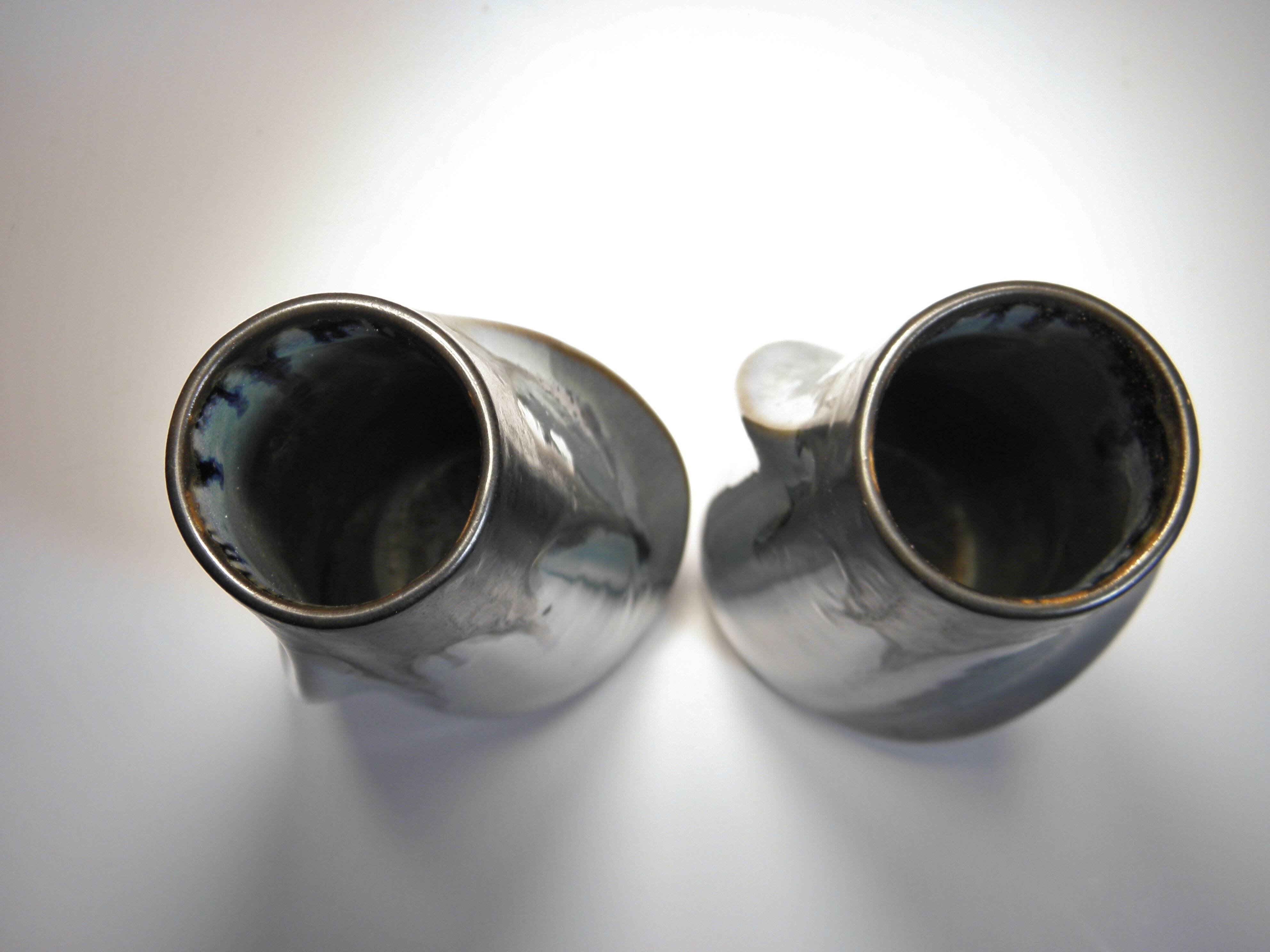 Pair of Art Nouveau style ceramic vases