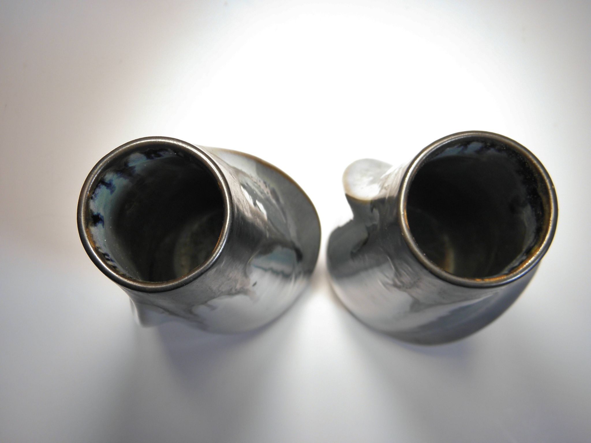 Pair of Art Nouveau style ceramic vases
